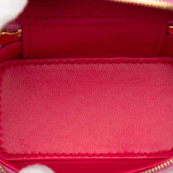 BVLGARI Serpenti Mini Jewelry Box Shoulder Bag Pouch Pink Leather Women's - Picture 4 of 6